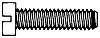 Part Photo: Slotted Cheese Head Metric Machine Screws