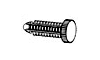 Part Photo: Unslotted Knurled Head Spin Clips