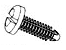 Part Photo: Slotted Pan Head Spin Clips