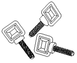 Part Photo: Flat-Head Wing Screws