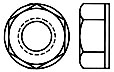 Part Photo: Metric Nylon Lock Nuts